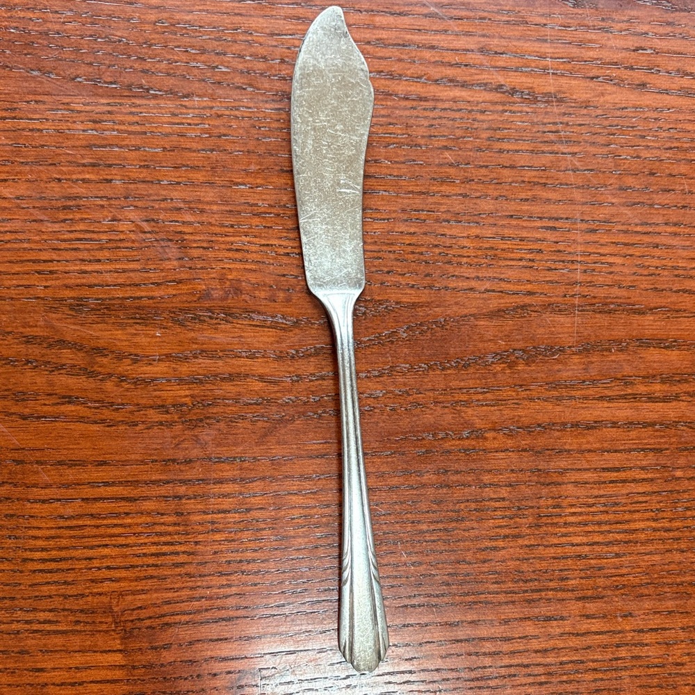 Oneida Community Par Plate Silver Butter Knife 1910s-1930s